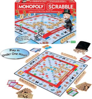 Monopoly Scrabble, Game Mash Up, by Winning Moves Games USA